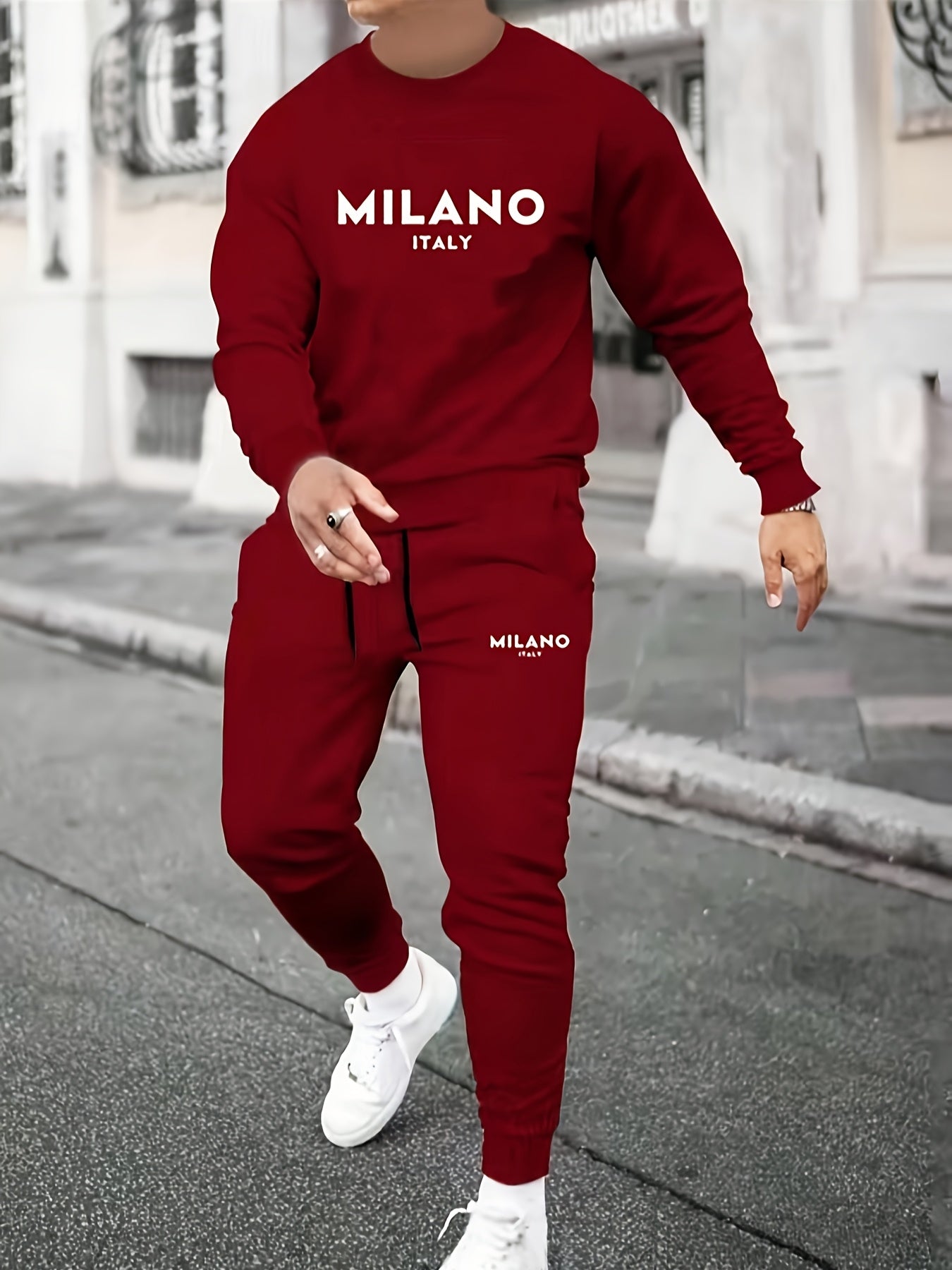 [BUY 1 GET 2] – Milano Italy Set | Sporty Fit Top + Slim Joggers