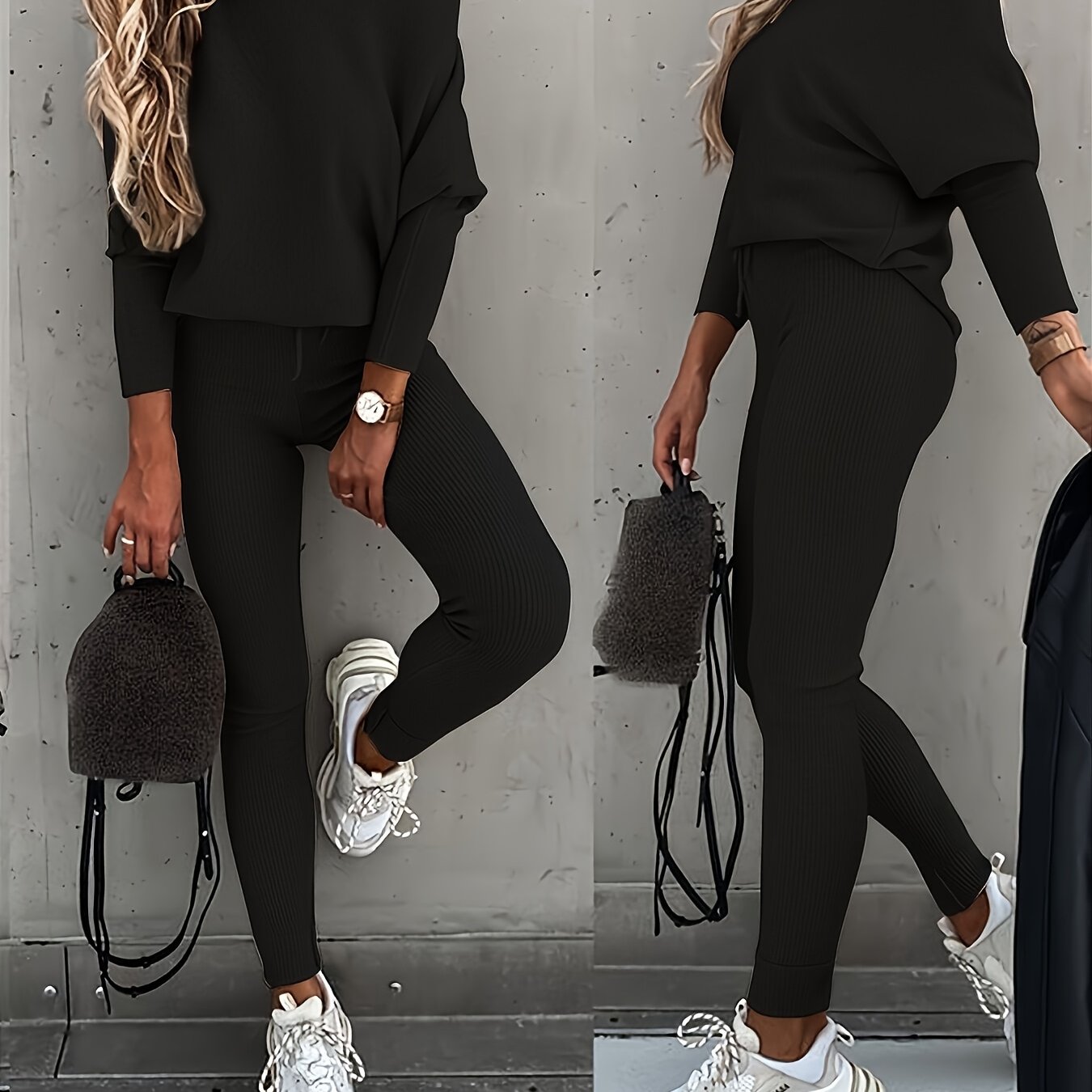 [COMPRA 1 Y LLEVA 2] Set Milano – Conjunto de Punto Estiloso + Cartera Exclusiva de Regalo